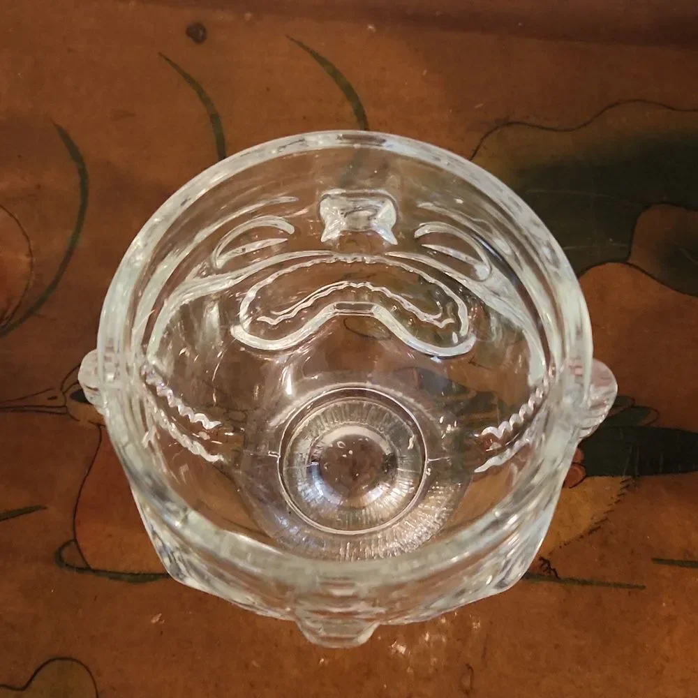 Tiki 2 Sided Happy Sad Face Glass 12 oz.